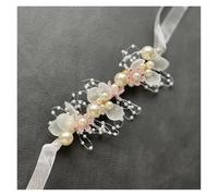 Fleur Cheveux Mariage Enfant Bandeau de mariée for filles, imitation perles en cristal, coiffure, couronne fleurs, guirlande, cerceau, bandeaux mariage(Bracelet 6)