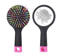 Fleur Chrysanthème Contour Salon Brosse à cheveux démêlante Base coussin