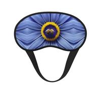 Fleur Cœur Abeille C'est un masque pour les yeux à bord noir. Le masque doux pour les yeux peut améliorer la qualité du sommeil et est adapté pour l'intérieur, l'extérieur et les voyages.