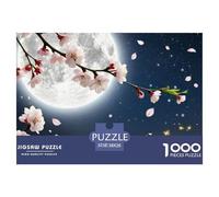 Fleur d'abricot 1000 Pieces Jigsaw Puzzles for Adults Family Challenge Toys Stress Relieving Entertainment Cultivate The Spirit of Teamwork for Men, Women, Elders, Seniors 38x26cm/1000pcs