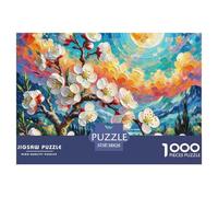 Fleur d'abricot 1000 Pieces Jigsaw Puzzles for Adults Family Challenge Toys Stress Relieving Entertainment Cultivate The Spirit of Teamwork for Men, Women, Elders, Seniors 38x26cm/1000pcs