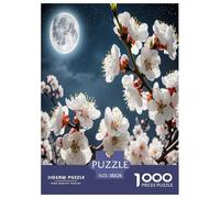 Fleur d'abricot Puzzle 1000 Pieces Cadeau Unique Jeu Éducatif Challenge Toy À De Qualité Supérieure Peinture Art pour Adultes Et Enfants 38x26cm/1000pcs