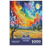 Fleur d'abricot Puzzle 1000 Pièces Cadeau Unique Jeu Éducatif Défi Jouet À De Qualité Supérieure Peinture Art pour Adultes Enfants 38x26cm/1000pcs