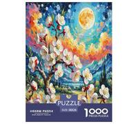 Fleur d'abricot Puzzle 1000 Pièces Educa Jouet en Bois Divertissement Créatif De l'art De La Décoration Jeu Éducatif Challenge Toy pour Adultes Et Enfants À Partir De 12 Ans 38x26cm/1000pcs