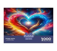 Fleur d'amour1000 Pièces PuzzlePièces Fleur d'amour pour Adultes De Jeu pour Adultes Parfaitpourla Détente Créativité Et CommeCadeau70x50cm/1000pcs