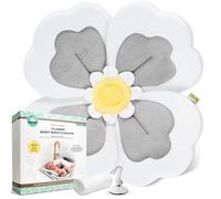 Fleur de bain biologique pour nourrissons - Bain de fleurs de bambou chaud et confortable que bébé va adorer - Fleur de bain pour bébé en fleurs de bain pour baignoire - Prend en charge les