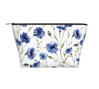 Fleur de Bleuet, Trousse de Toilette Trousse de Maquillage Sac à cosmétiques Trousse de Toilette de Voyage Portable