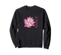 Fleur de café personnalisée Nancy Prénom Femme Maman Sweatshirt