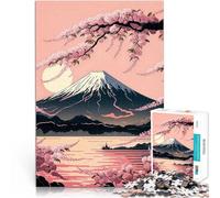 Fleur de Cerisier du Japon Puzzles pour Adultes 1000 pièces Jouets à Faire soi-même Renforcer l'amour Entre Les Couples 38x26cm