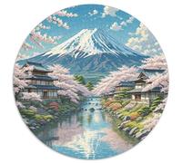 Fleur de Cerisier Puzzle 1000 Pieces Cadeau Unique Jeu Éduchatif Challenge Toy À De Qualité Supérieure Peinture Art pour Adultes Enfants 1000pcs (67.5x67.5cm)