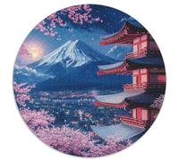 Fleur de Cerisier Puzzles 1000 Pieces Cadeau Unique Jeu Éduchatif Défi Jouet À De Qualité Supérieure Peinture Art pour Adultes Et Enfants À Partir De 14 Ans 1000pcs (67.5x67.5cm)