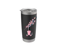 Fleur de Cerisier Vernis à Ongles Botanique Gobelet isotherme en acier inoxydable double paroi