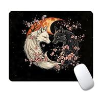 Fleur De Cerisier Ying Yan Fox (1) Mouse Pad Douce Tapis Souris Antidérapante Tapis De Souris pour Ordinateur Maison Travail 25X30Cm