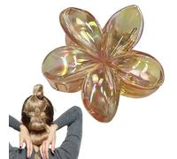 Fleur de cheveux hawaïenne, pince à cheveux de fleur tropicale - Galvanoplastie Tropical Fleur Épingle à cheveux Barrette - Épingle à cheveux de fleur tropicale de plage pour la tenue de vaca