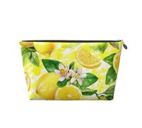 Fleur de Citron, Trousse de Toilette Trousse de Maquillage Sac à cosmétiques Trousse de Toilette de Voyage Portable