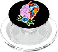 Fleur de Connexion Heart Brain Empath PopSockets PopGrip pour MagSafe