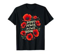 Fleur de Coquelicot - Pouvoir de Coquelicot en Fleur - Botanique T-Shirt