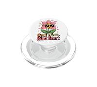 Fleur de gentillesse Portant des Lunettes de Soleil Jardinage PopSockets PopGrip pour MagSafe