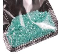Fleur de Glace pilée Transparente Bleu lac, Fond Pointu, Petit, irrégulier, Mini zircons, Accessoires for Nail Art, décoration for manucure et Nail Art