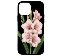Fleur de glaïeul Nom Scientifique Vintage Illustration Flore Coque pour iPhone 12 Mini