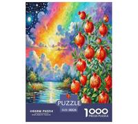 Fleur de Grenade Puzzle 1000 Pièces Educa Jouet en Bois Jeu D'Intelligence Décoration Intérieure Jeu Éducatif Challenge Toy Adultes Et Enfants À Partir De 14 Ans 38x26cm/1000pcs