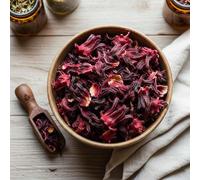 Fleur de Jamaïque, 1 kg d'Hibiscus Premium de qualité extra en état naturel pour infusion froide de thé detox, Hibiscus qui aide au régime de manière sûre, efficace et naturelle (1000g) (1000 g)