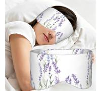 Fleur de lavande vintage, Masque de sommeil pour la maison, les voyages et le travail posté, couvrant entièrement les yeux et bloquant la lumière