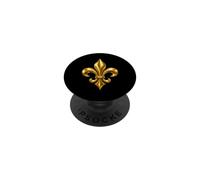 Fleur De Lis Heraldique French Lily Art PopSockets PopGrip Adhésif