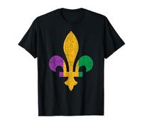 Fleur de Lis, Nouvelle-Orléans, Mardi Gras, Cajun, Français T-Shirt