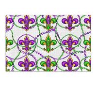 Fleur de Lis Violet Puzzle pour adultes 500 pièces Peinture d'animaux Scène d'hiver Puzzle Famille Amoureux Cadeaux 52 x 37 cm