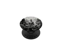 Fleur de Lotus Bouddha d'automne - Feuilles d'automne - Bouddhisme Bouddhiste PopSockets PopGrip Adhésif