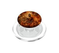 Fleur de Lotus Bouddha d'automne - Feuilles d'automne - Bouddhisme Bouddhiste PopSockets PopGrip pour MagSafe