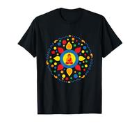 Fleur de Lotus colorée Bouddha Mandala Yoga Spirit T-Shirt