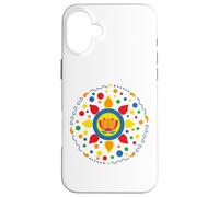 Fleur de Lotus colorée Mandala Yoga Spirit Coque pour iPhone 16 Plus