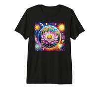 Fleur de Lotus de la Terre Mère T-Shirt Haut de Gamme