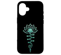 Fleur de Lotus, unalome, Yoga, méditation, Zen, Bouddhisme Coque pour iPhone 16