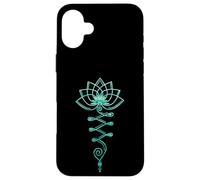 Fleur de Lotus, unalome, Yoga, méditation, Zen, Bouddhisme Coque pour iPhone 16 Plus