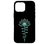 Fleur de Lotus, unalome, Yoga, méditation, Zen, Bouddhisme Coque pour iPhone 16 Pro Max