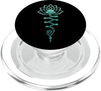 Fleur de Lotus, unalome, Yoga, méditation, Zen, Bouddhisme PopSockets PopGrip pour MagSafe