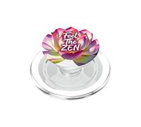 Fleur de Lotus Zen PopSockets PopGrip pour MagSafe