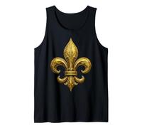 Fleur de lys Baroque Vintage Art héraldique français Débardeur
