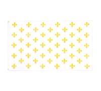Fleur De Lys Blanche Et Dorée De France Drapeau De Festival 90X150Cm Avec Œillets Drapeau De Festival Personnalisée Bannière Amusante D'Extérieur Pour Événement Clubs Anniversaires