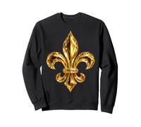 Fleur de lys héraldique Emblème Art Sweatshirt