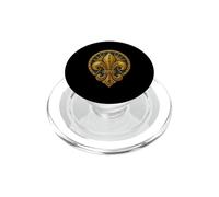 Fleur de lys Royale Style Byzantin PopSockets PopGrip pour MagSafe