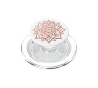 Fleur De Mandala Roses Chic Géométrique Boho Art PopSockets PopGrip pour MagSafe