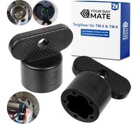 Fleur de pâte pour robot de cuisine, 2 pcs, compatible avec Thermomix TM5 et TM6 de Vorwerk, aide à la rotation de la pâte pour le bloc de couteaux, aide à la rotation des couteaux du mixeur