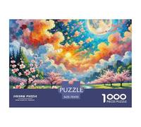 Fleur de pêche 1000 Pièces Puzzle Qualité Premium De Décoration Familiale Impossible Collection Spéciale Adultes Et Enfants À Partir De 14 Ans 70x50cm/1000pcs