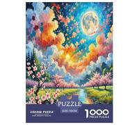 Fleur de pêche Puzzle 1000 Pièces Educa Jouet en Bois Cadeau Unique Décoration Intérieure Jeu Éducatif Challenge Toy pour Adultes Et Enfants À Partir De 12 Ans 70x50cm/1000pcs