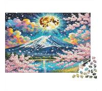 Fleur de pêcher Puzzle 1000 Pièces Educa Jouet en Bois Divertissement Créatif De l'art De La Décoration Fleur Multicolore Jeu Éducatif Challenge Toy Adultes & Enfants des 14 Ans 38x26cm