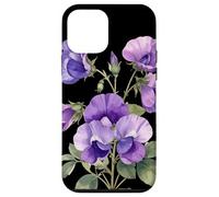 Fleur de Pois de Senteur Nom Scientifique Vintage Illustration Flore Coque pour iPhone 12 Mini